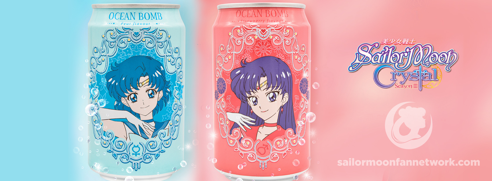 Sailor Moon Ocean Bomb Anime Drinks, 6 Sailor Moon Drinks, Asian