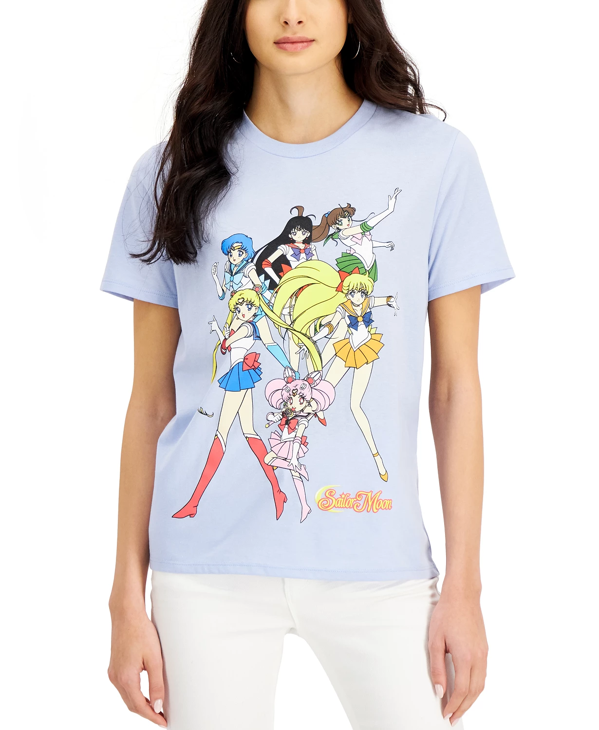 Macy's: Juniors' Sailor Guardian Pose Graphic Print T-Shirt