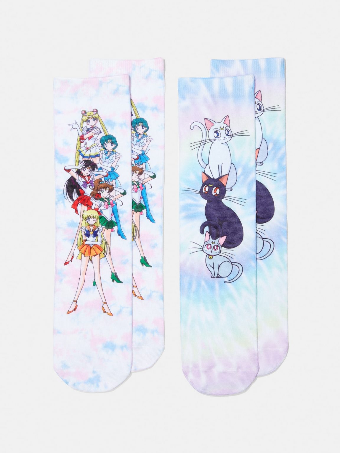 JayJays Sailor Moon SuperS 2pk Tie Dye Socks