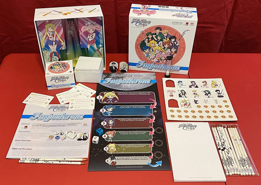 Sailor Moon Imposterous Board Game - Social Deduction Game Based On Sailor Moon Crystal, Family Game Night
