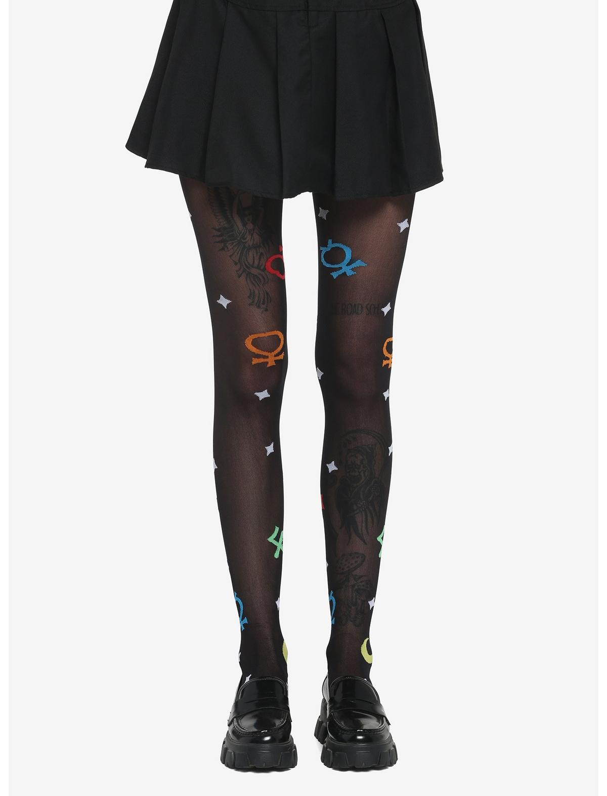 Black GG Tights – Moon and Stars Official