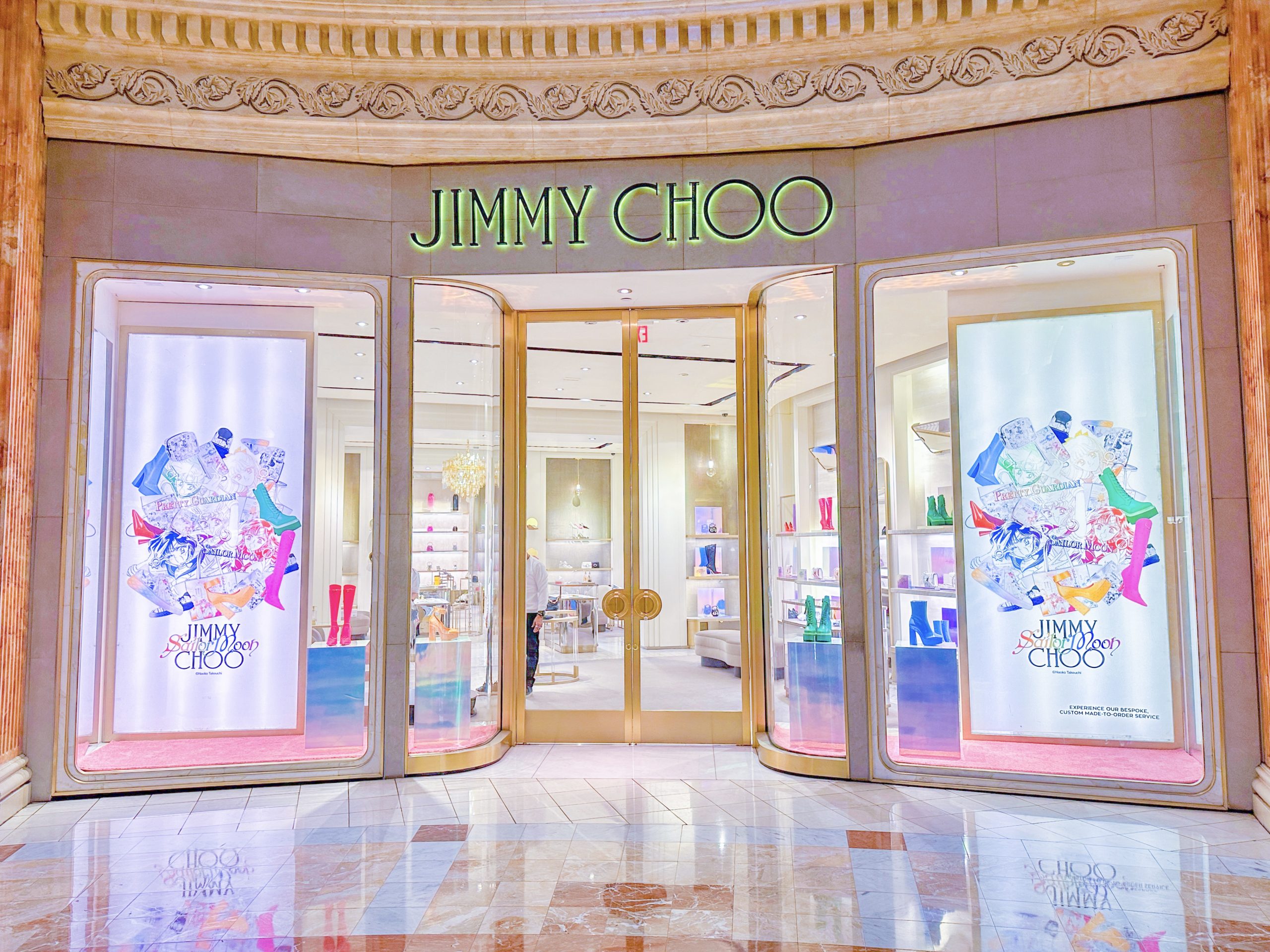 JIMMY CHOO Sailor Moon Limited Luna Loafer Shoes Size EU 36.5 / UK 3.5 / US  5.5