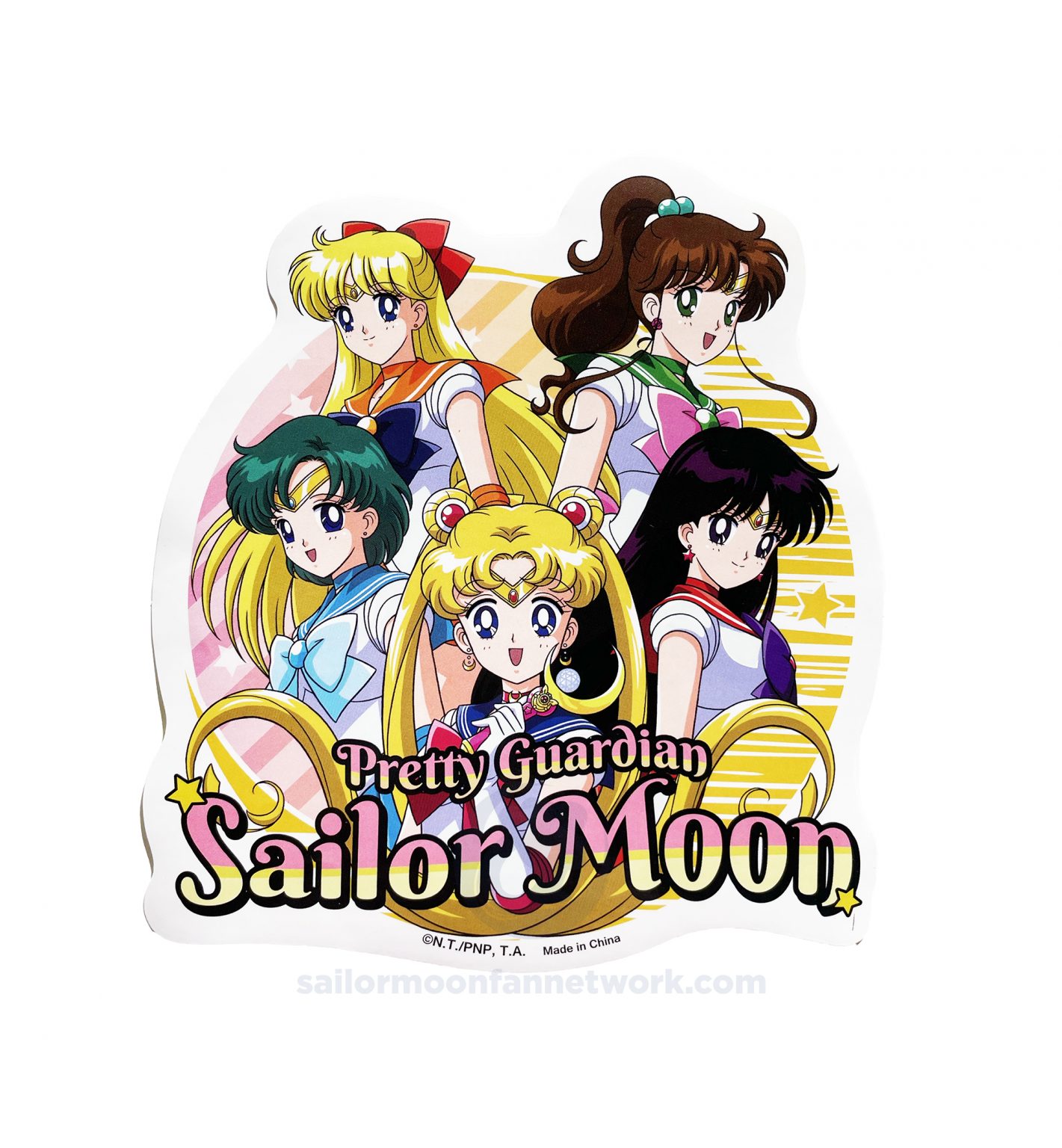 Hot Topic Pretty Guardian Sailor Moon Yellow Group Sticker