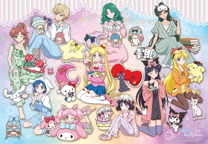 Sailor Moon X Sanrio Characters Series Pajama Party Goods 