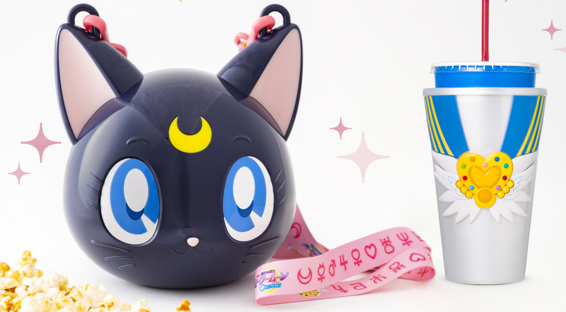 Sailor Moon Cosmos: Limited Popcorn Bucket and Drink Holder |