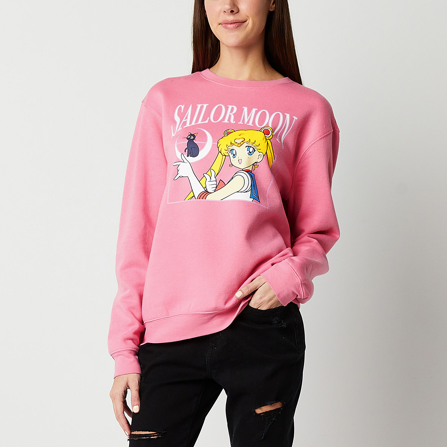 JCPenney: Sailor Moon w/Luna, Sweatshirt