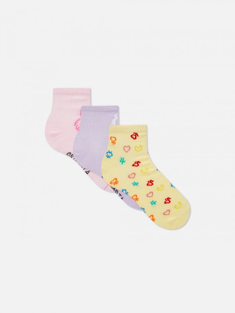 Primark US 3Pack Sailor Moon Ankle Socks