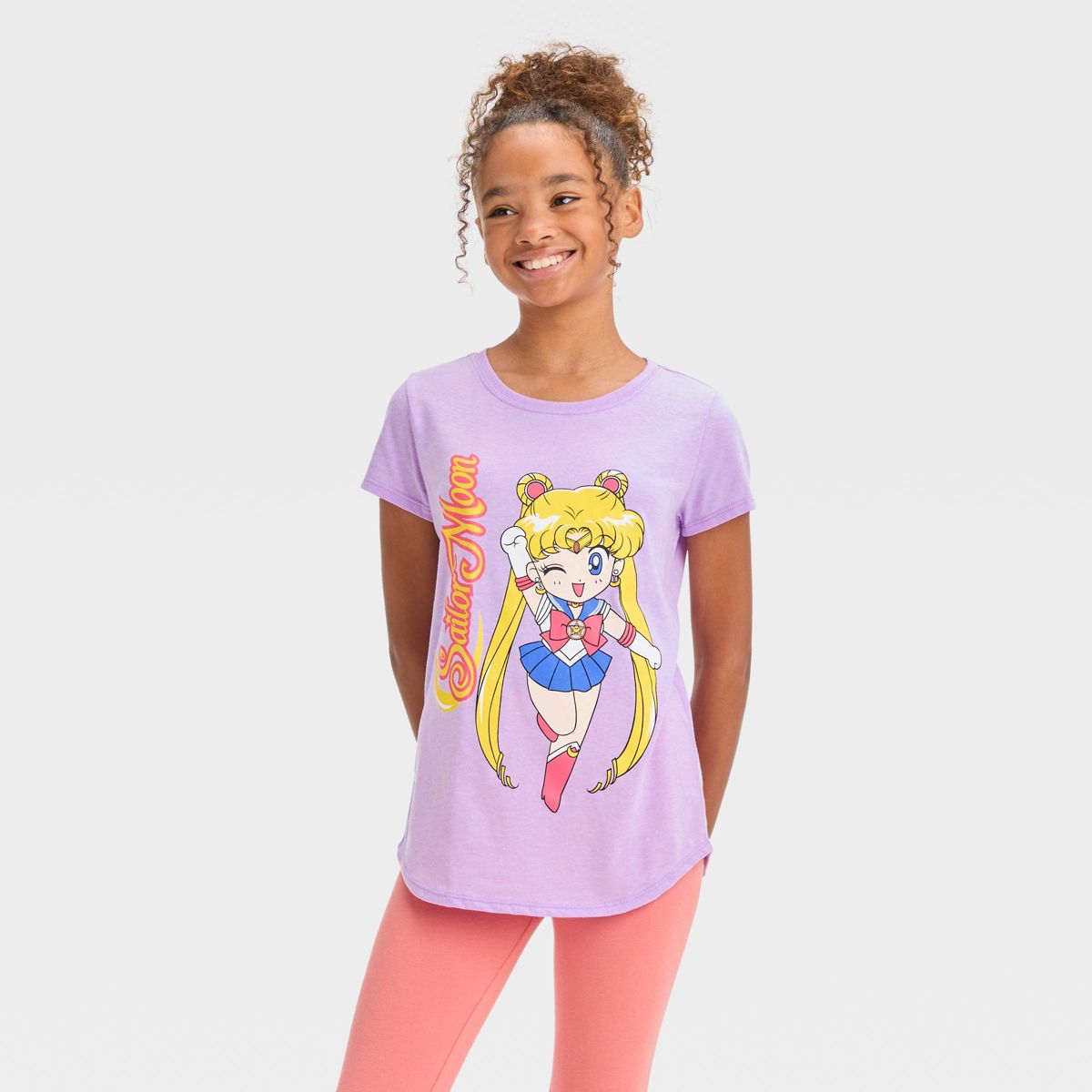 Target: Girls' Sailor Moon Chibi Short Sleeve