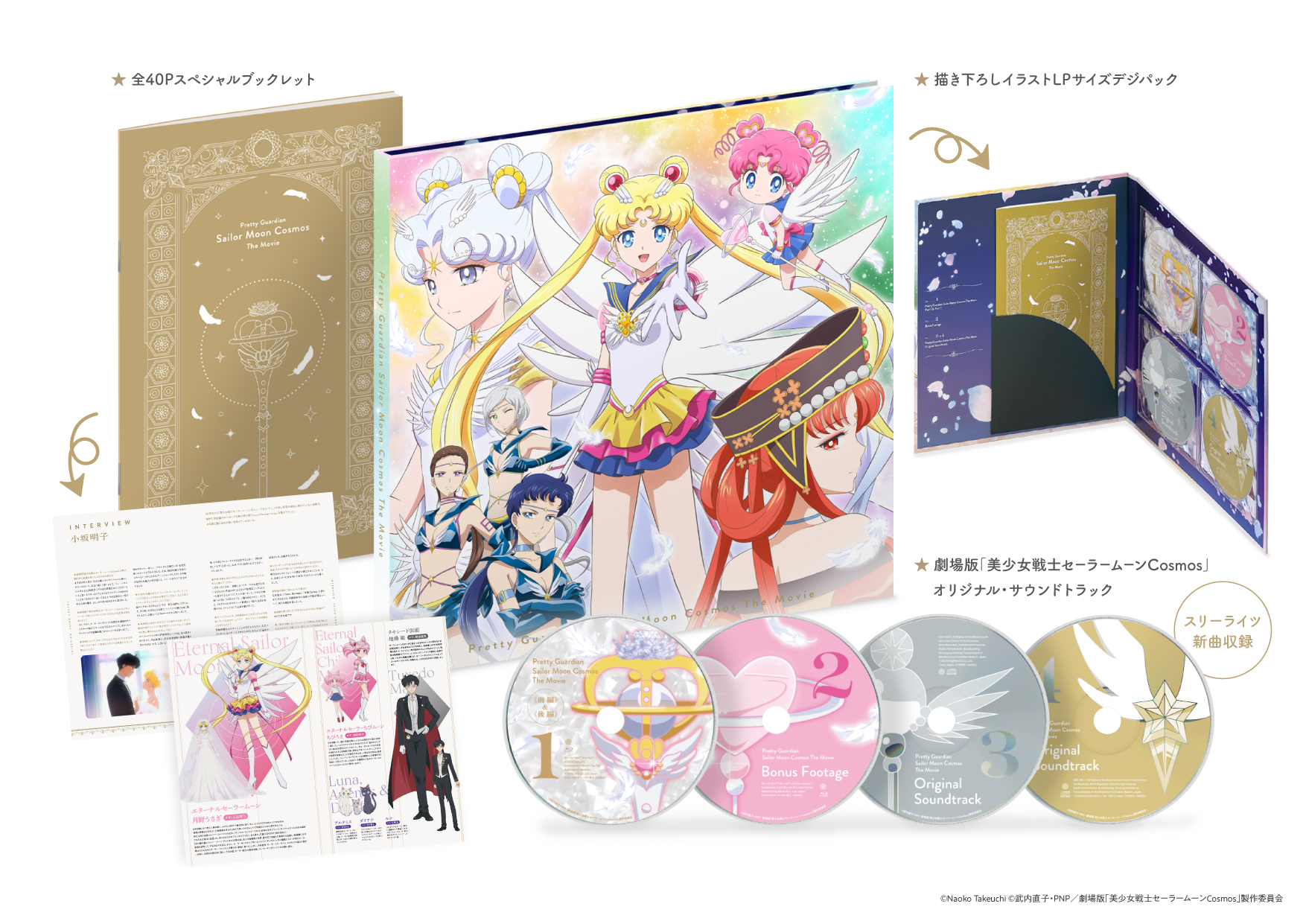 Sailor Moon Cosmos Movie DVD Standrd Edition KIBA-2348 PSL