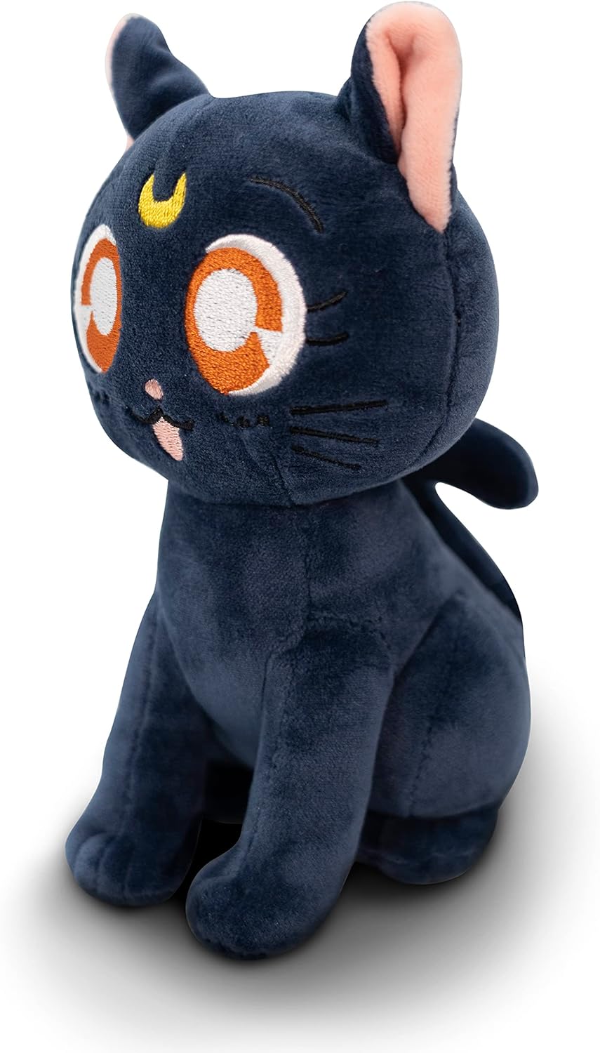 Peluche Luna Sailor Moon Officielle ABYSTYLE - Taille 15 Cm, En Velboa Et Polyester